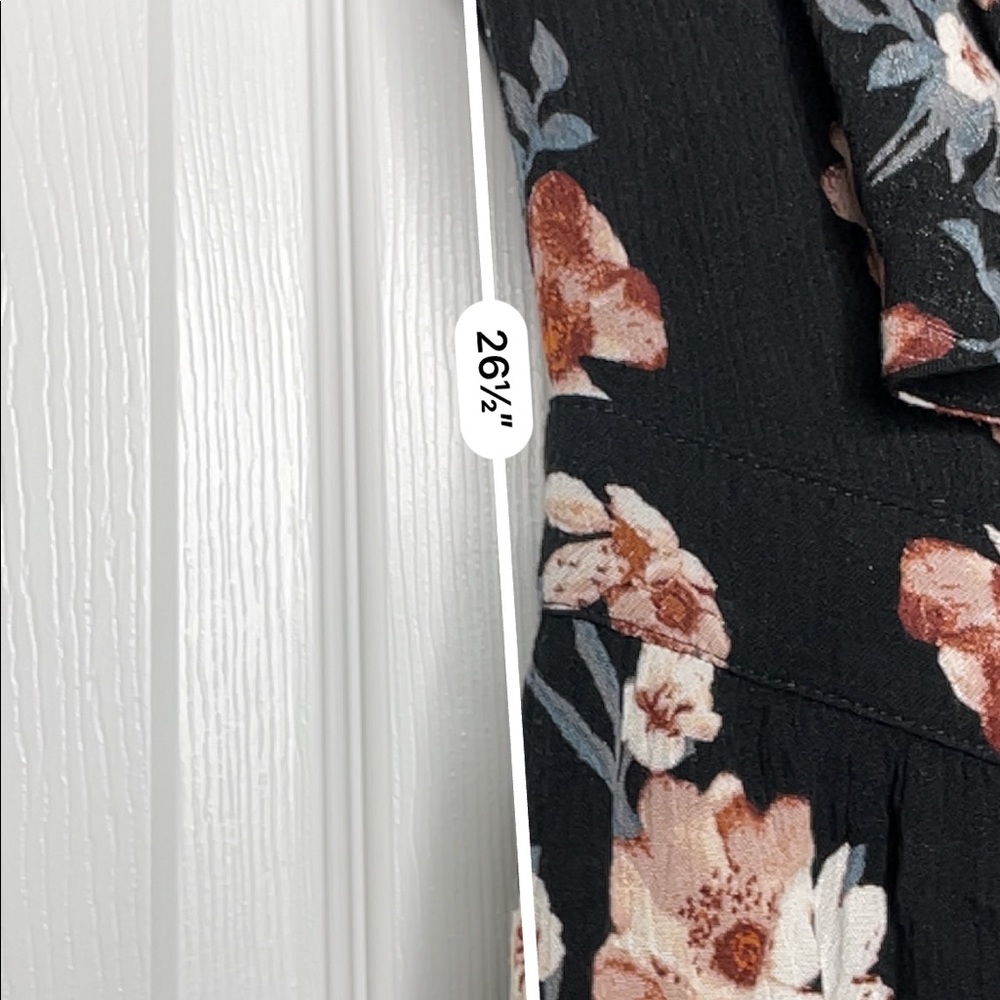 American Eagle tie front floral cutout romper - Picture 6 of 6